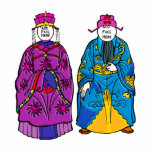 Sculpture: Emperor & Empress photo sculptures