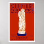 Sculpture Exhibition 1936 WPA posters