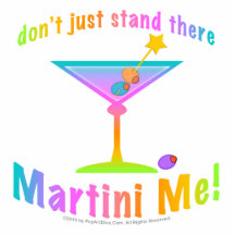 Sculpture, Pins, Ornaments - MARTINI ME! Acrylic Cut Outs