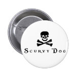 Scurvy Dog Pinback Button