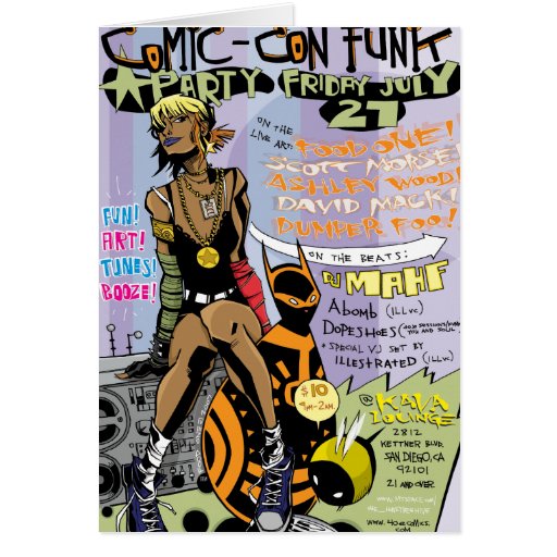 SDCC 07 Greeting Card