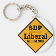 SDP Liberal Alliance Sign Key Chains