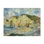 Sea and Cliffs by Pierre Auguste Renoir postcards