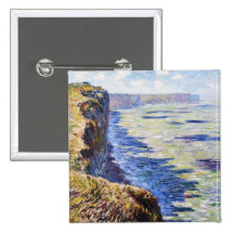 Sea at Fecamp, View from the Cliffs, 1881 Buttons