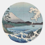 Sea at Satta in Suruga Province by Ando, Hiroshige Stickers