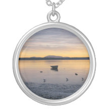 Sea Birds and Boat Pendant