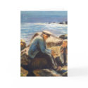 Sea Captain and Boy Greeting Card