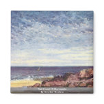 Sea Coast Of Normandy By Courbet Gustave magnets