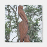 Sea Creature Wood Sculpture magnets
