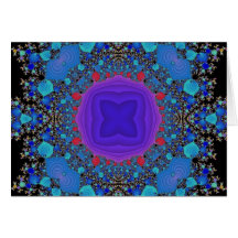 Sea Fractal Card