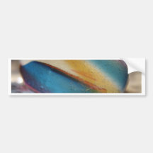 Sea Glass Stripes Bumper Sticker