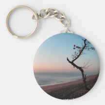 Sea Grape at Sunrise Keychain