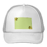 Sea Green and Yellow Plumeria Trucker Hat