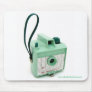 Sea Green Imperial Savoy Vintage Camera Mousepad