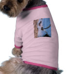 Sea gulls fighting doggie tee shirt