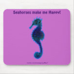 SEA HORSE (Blues & Greens) Mousepad