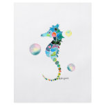 Sea Horse with Bubbles flyers