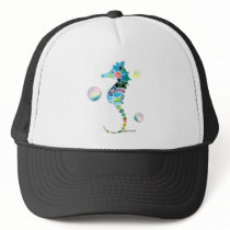 Sea Horse with Bubbles Hat