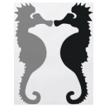 sea horses icon personalized flyer