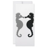 sea horses icon rack cards