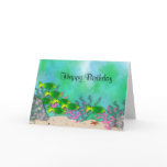Sea Life Birthday Card