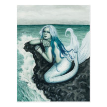 Sea Mist Mermaid Postcard