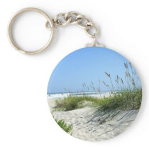 Sea Oats at Ocracoke Keychains