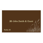 Sea Oats Wedding Profile Card business cards