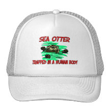 Sea Otter trapped in a human body Hat