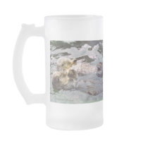 Sea Otters Holding Hands Mugs