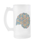 Sea Shell Digital Stencil Collage - 20 Coffee Mug