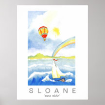 sea side print