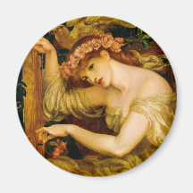 Sea Spell by Dante Gabriel Rossetti Refrigerator Magnets
