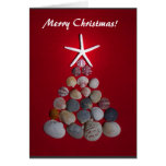 Sea Star Christmas Tree Card