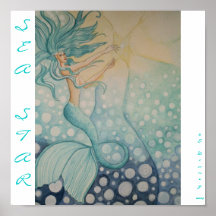 Sea Star, SEASTAR, ©E.Downey2009 poster