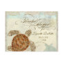 Sea Turtle Coastal Beach - Bridal Shower Postcard
