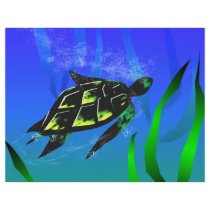 Sea Turtle Flyer Design