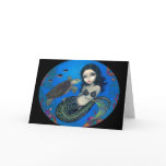 "Sea Turtle Mermaid" Greeting Card