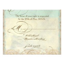Sea Turtle Modern Coastal Ocean Beach Swirls Style Personalized Announcements