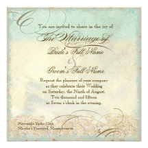 Sea Turtle Modern Coastal Ocean Beach Swirls Style Personalized Invite