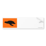 Sea Turtle Nesting Flag bumper stickers