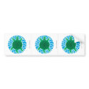 Sea Turtle Recycling Symbols bumper stickers