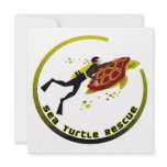 Sea Turtle Rescue invitations