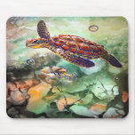 Sea Turtle Trigger Mouse Pad mousepads