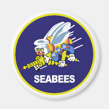 Seabees NAVY Fridge Magnet