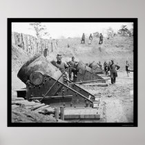 Seacoast Mortars at Yorktown, VA 1862