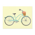 Seafoam Green Bike postcards