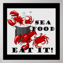 Seafood Eat It! Poster