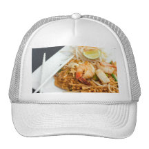 Seafood Pad Thai Fried Rice Noodles Hats