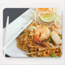 Seafood Pad Thai Fried Rice Noodles Mousepads